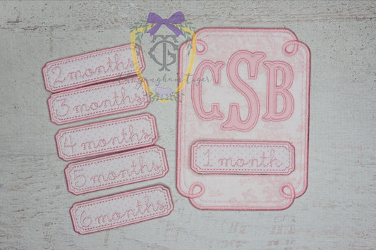 Milestones Baby Card
