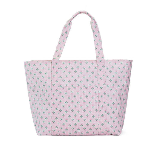 JUMBO TRVL Tote - PETITE FLEUR PINK