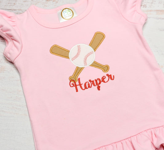 Baseball Sister applique
