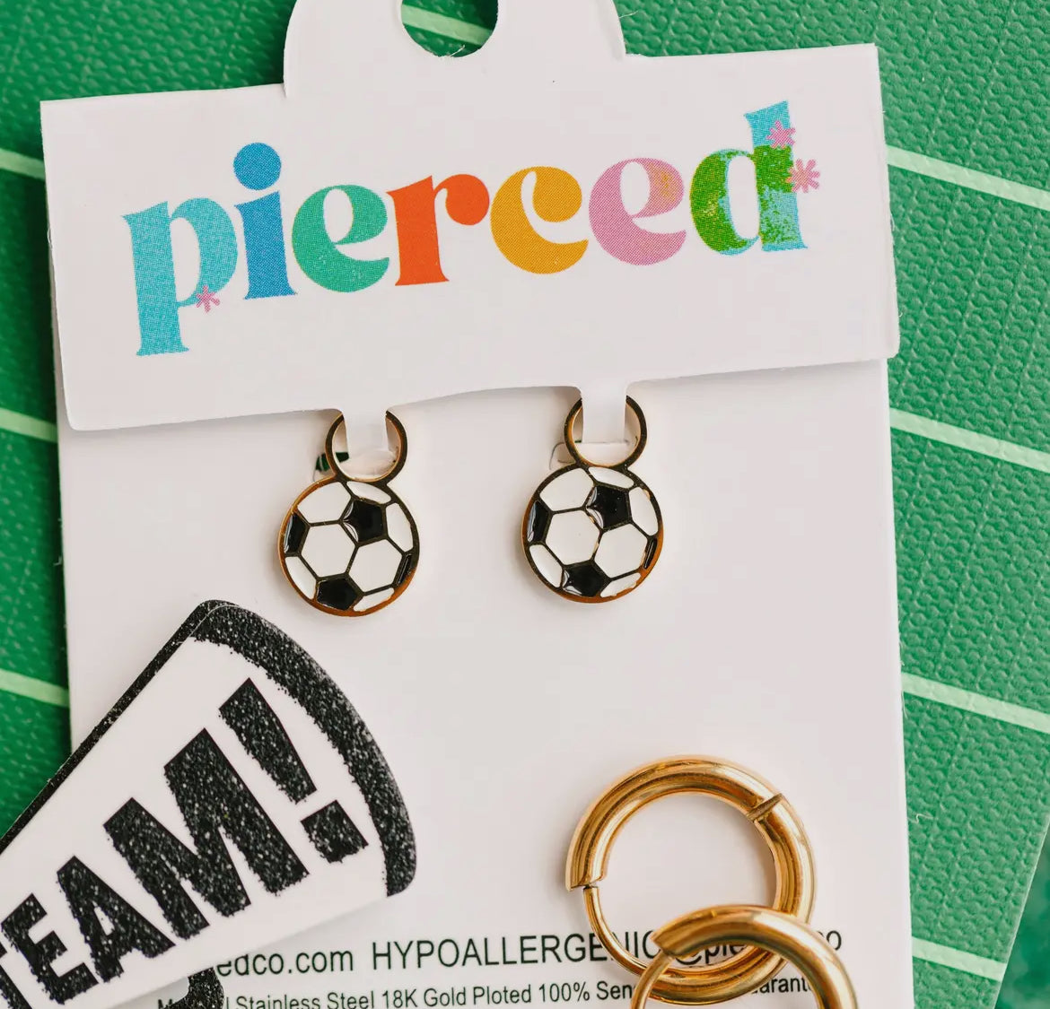 Pierced Co Soccer Charms