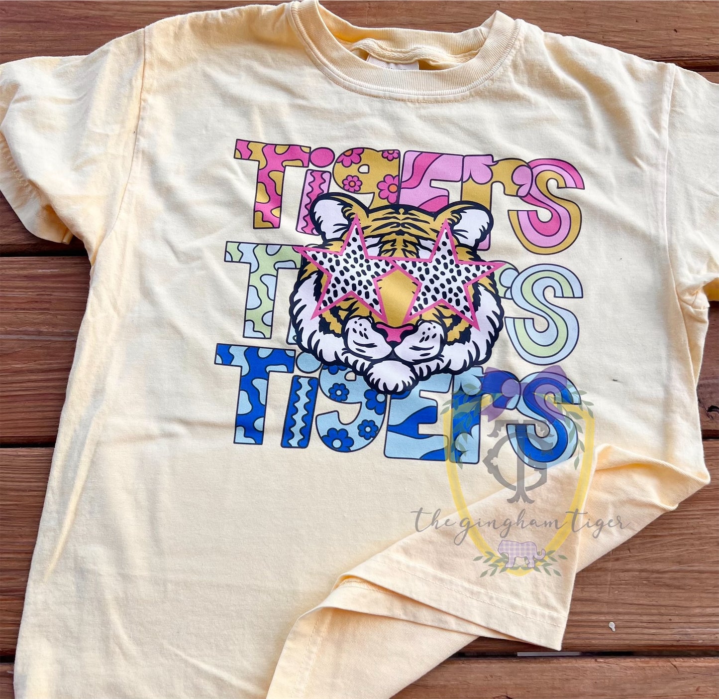 Colorful Tigers Tee