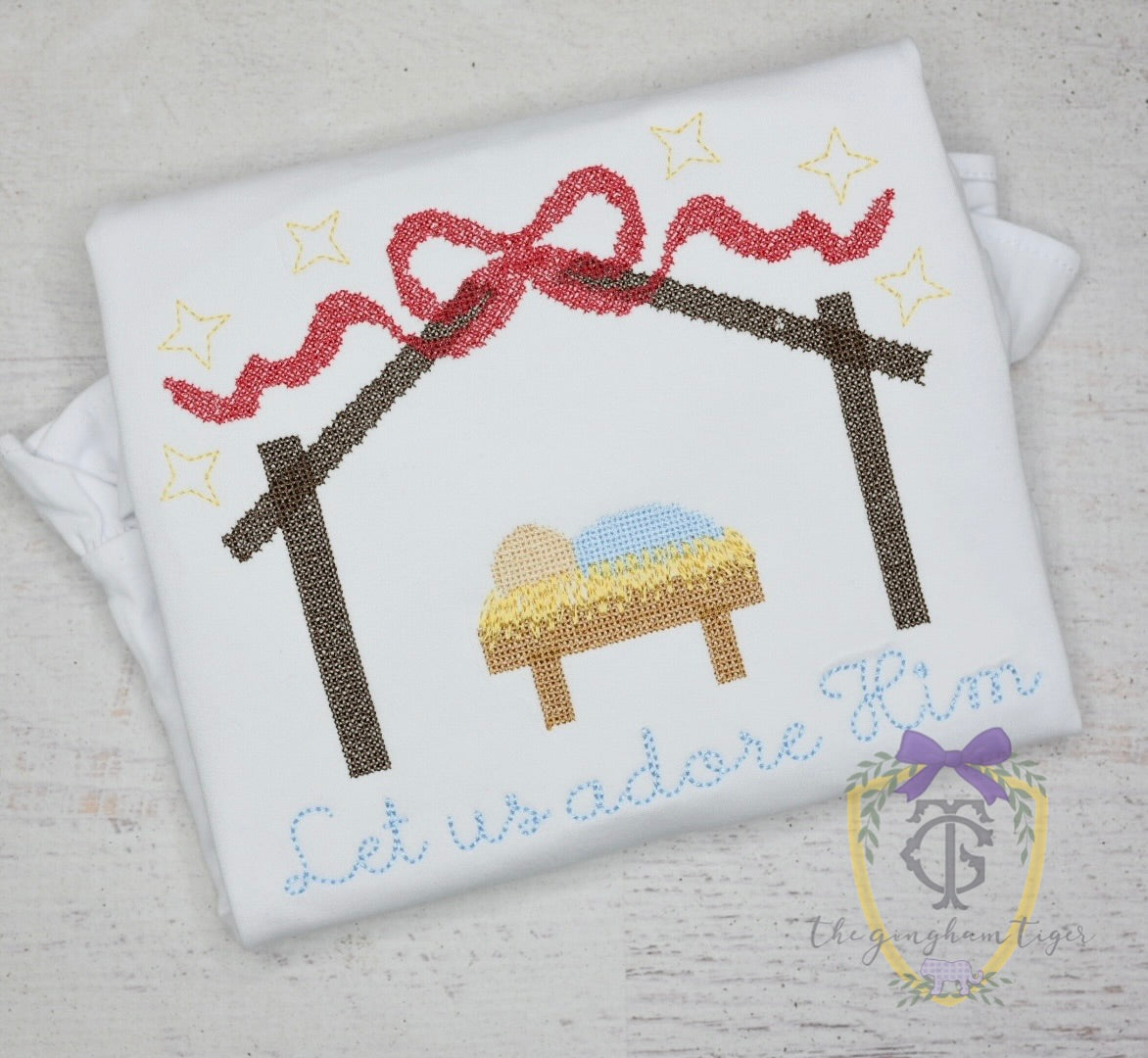 Let us adore Him tee