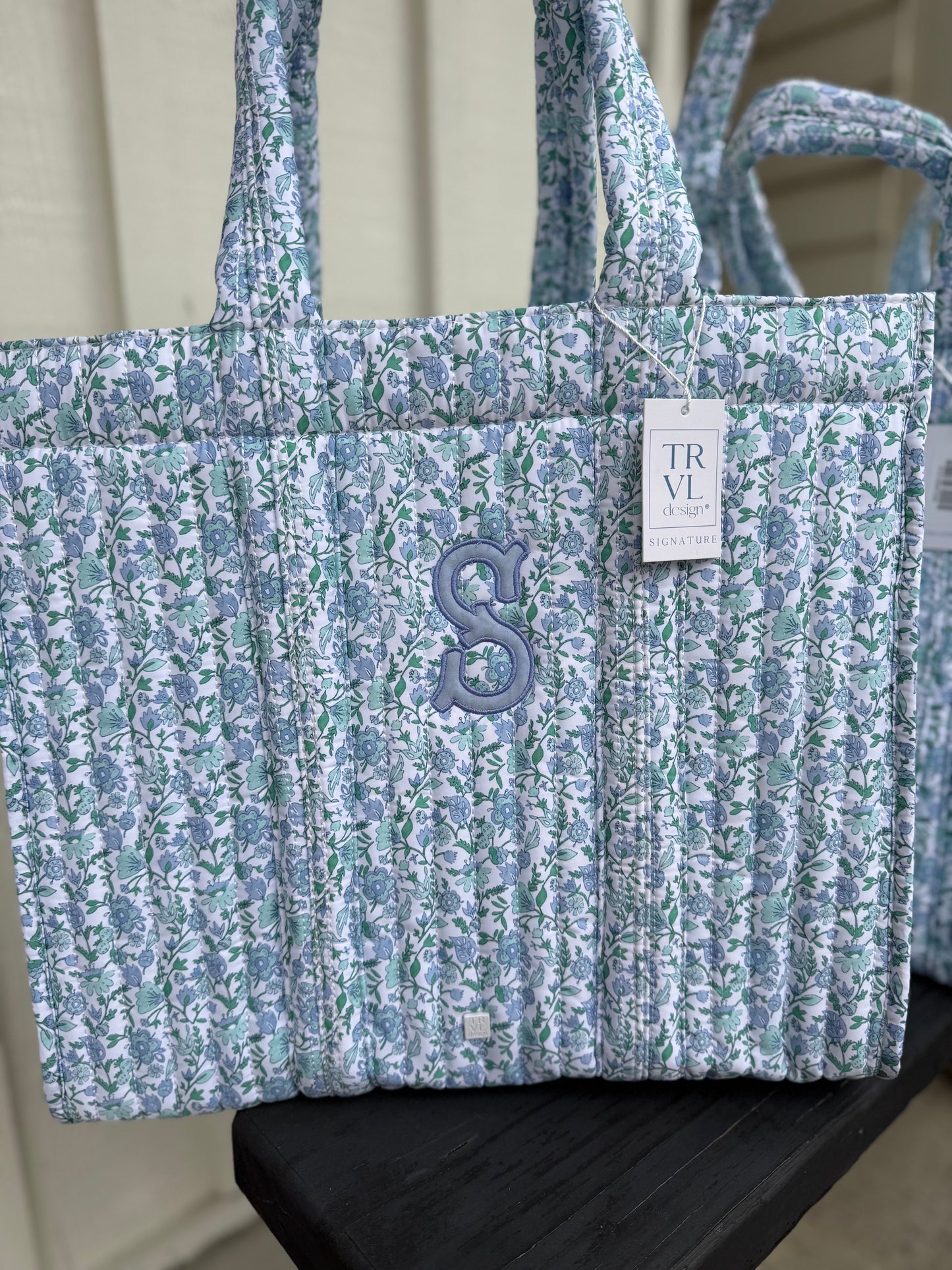 Quilted Go Go Tote Hamptons Floral TRVL