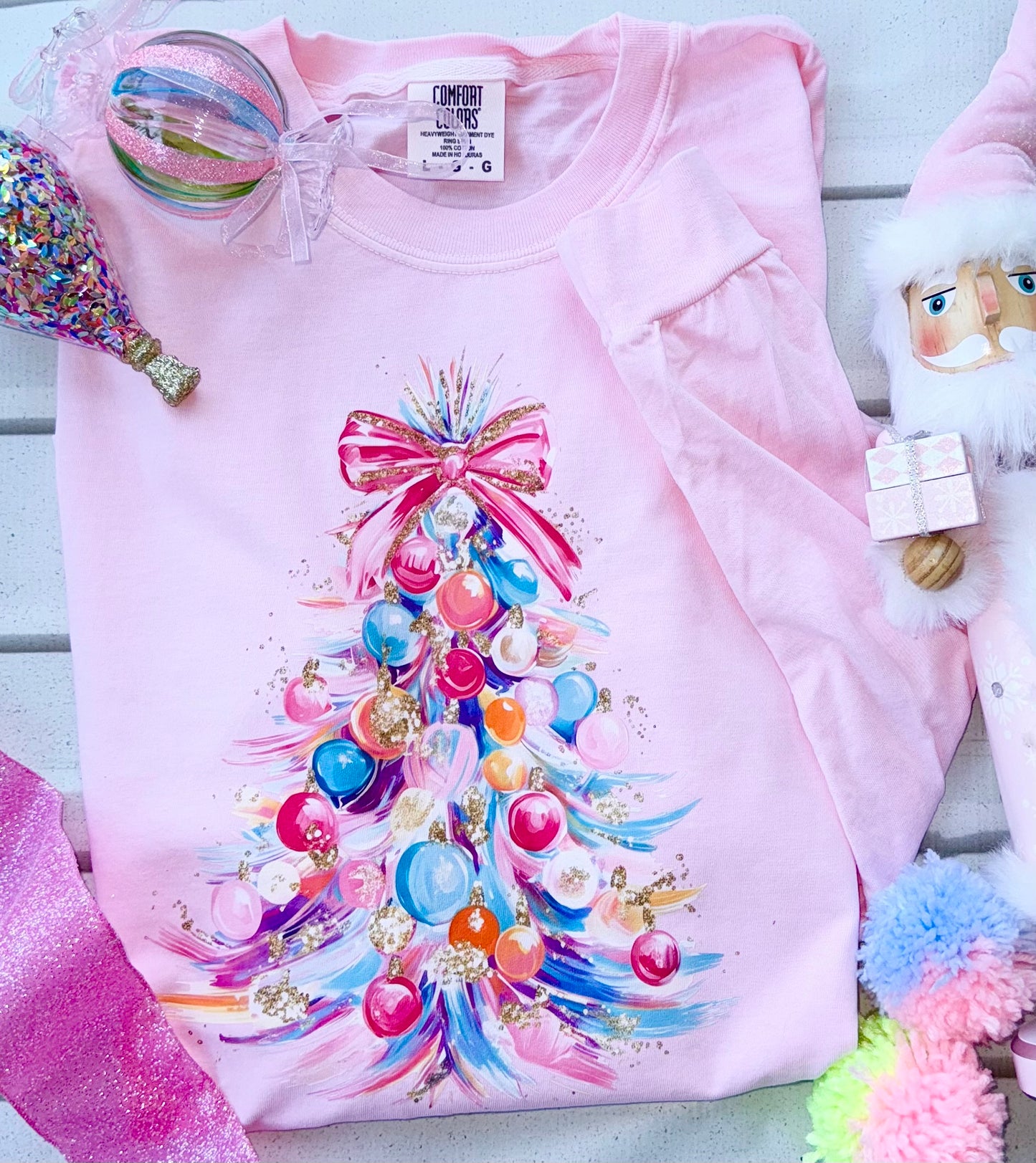 Watercolor Tree Sweatshirt or Tee (Adult)