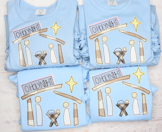 Nativity Applique Tee