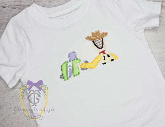 Best Friends Cowboy and Spaceman Applique