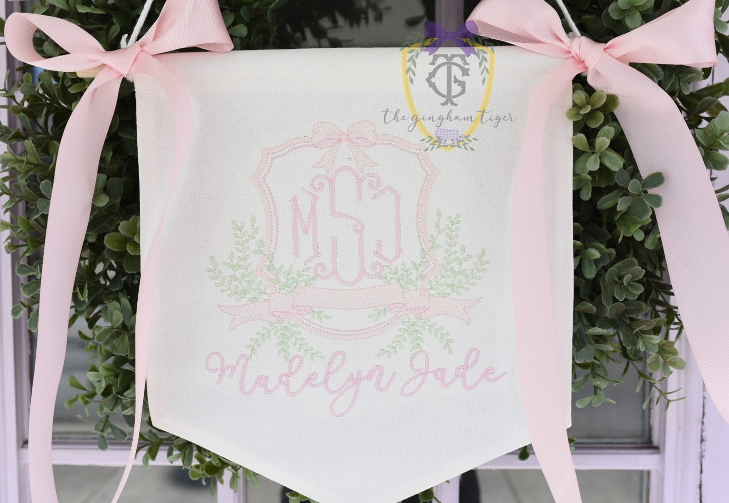 Baby Girl Crest Banner