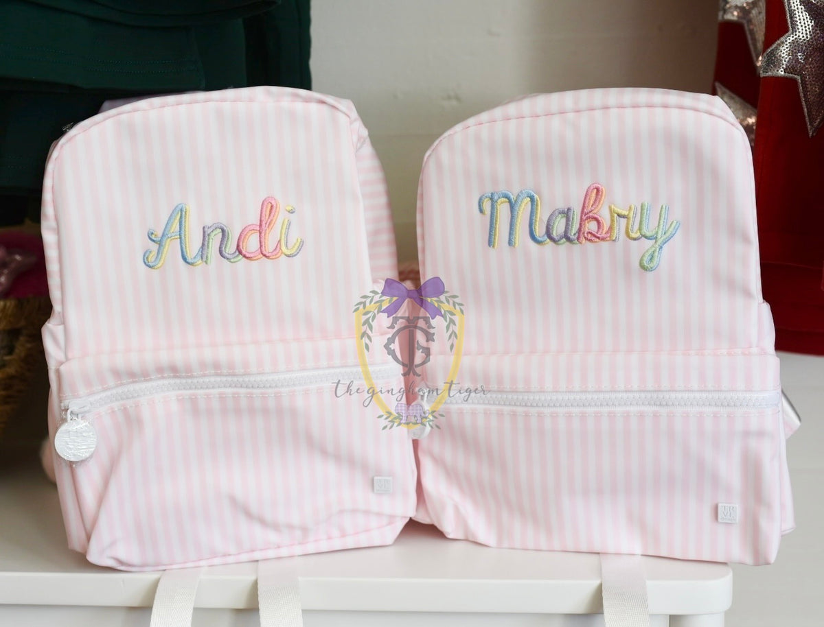 Trvl Mini Backpacker - PImlico Stripe Pink