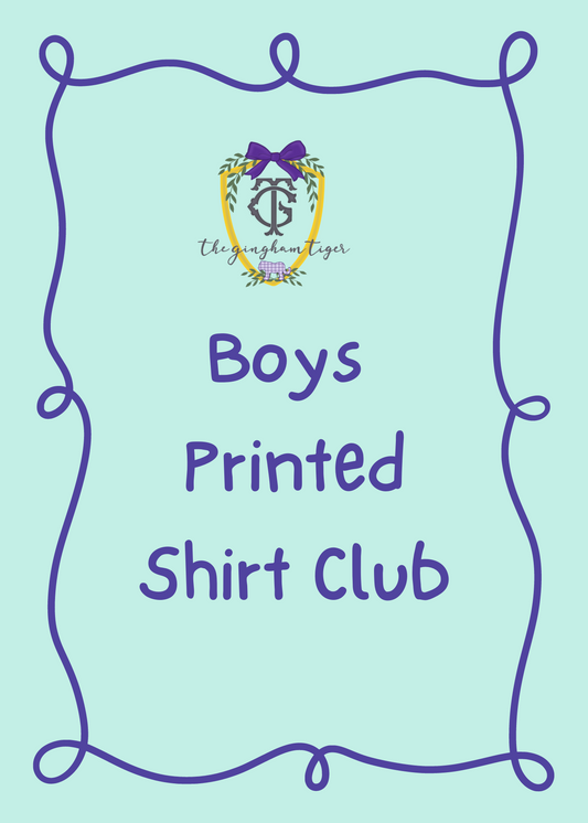 Boys Printed Shirt Club