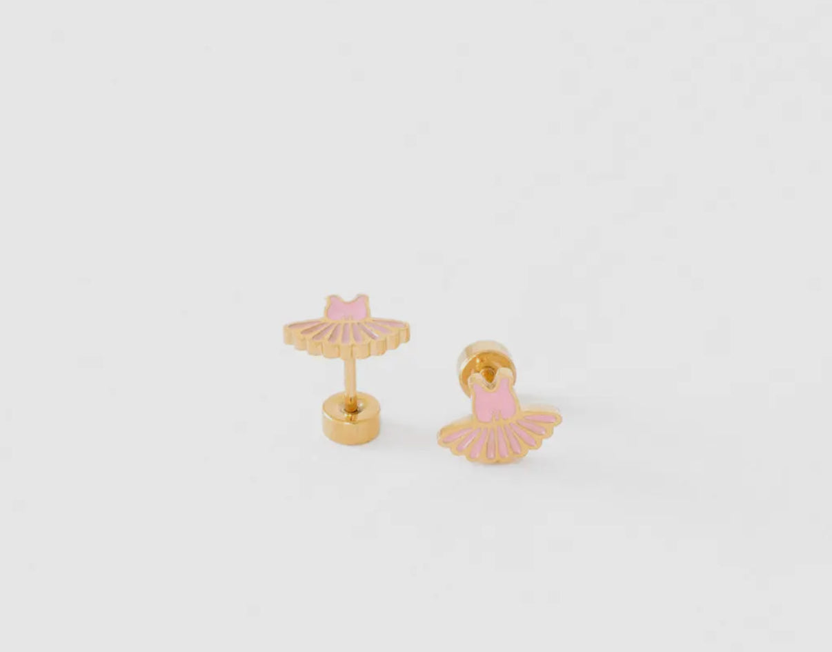 Pierced Co Ballet Stud Earrings