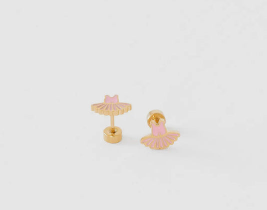 Pierced Co Ballet Stud Earrings