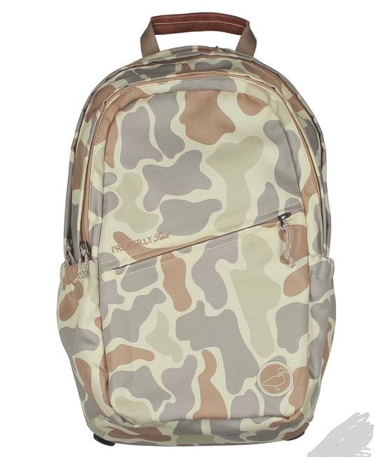 PROPERLY TIED FIELD CAMO BACKPACK 28L