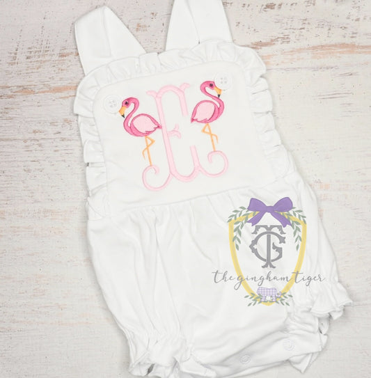 Flamingo Monogram Bubble