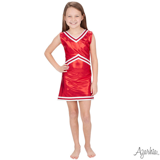 Shimmer Cheer Suit in Red