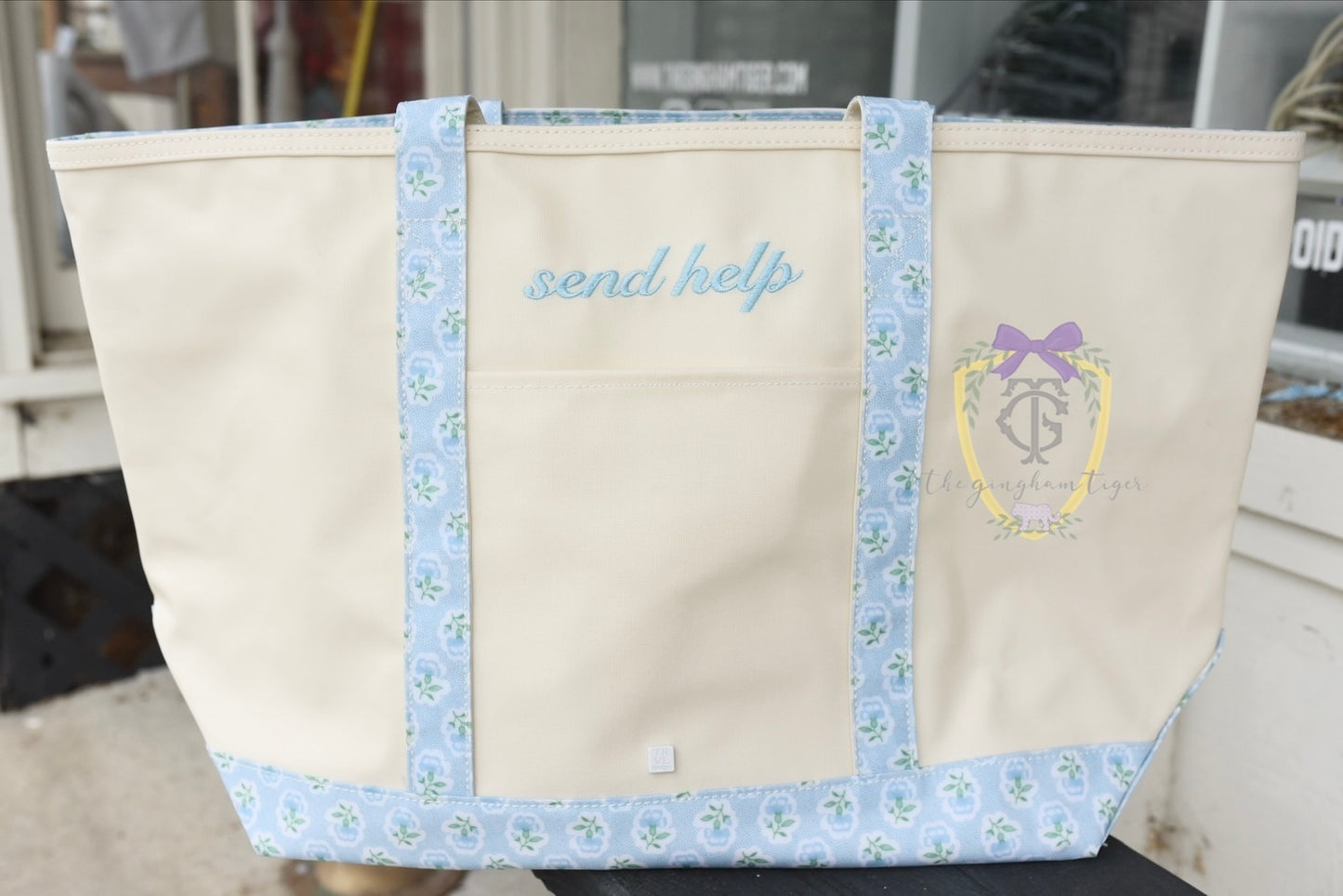Trvl Maxi Tote - PETITE FLEUR BLUE