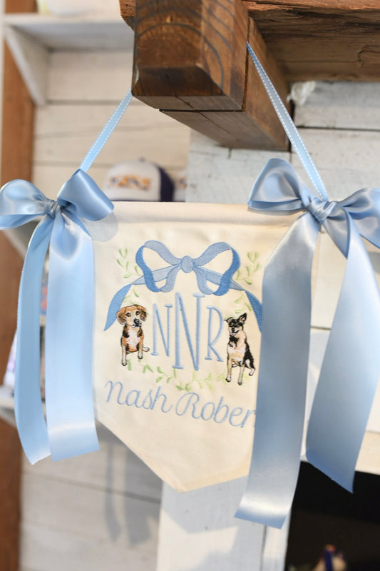 Custom Baby Banner Crest
