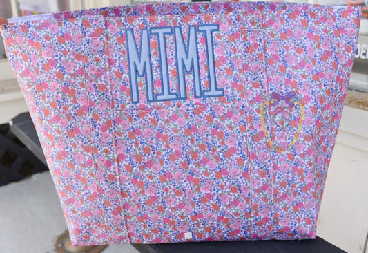 Jumbo XL TRVL tote - Garden Floral