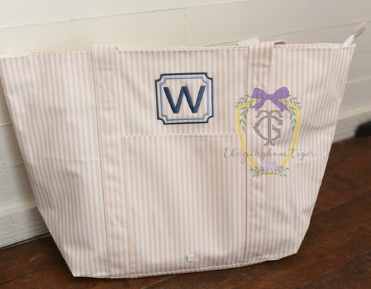 JUMBO TRVL Tote Pimlico Stripe Sand