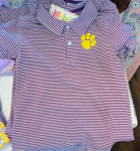 Youth Stripe Tiger Polo