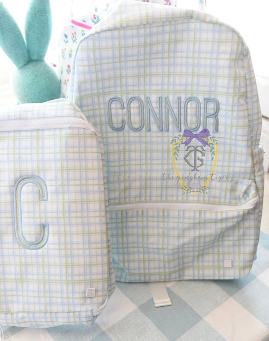 Classic Plaid Green TRVL Lunch Box