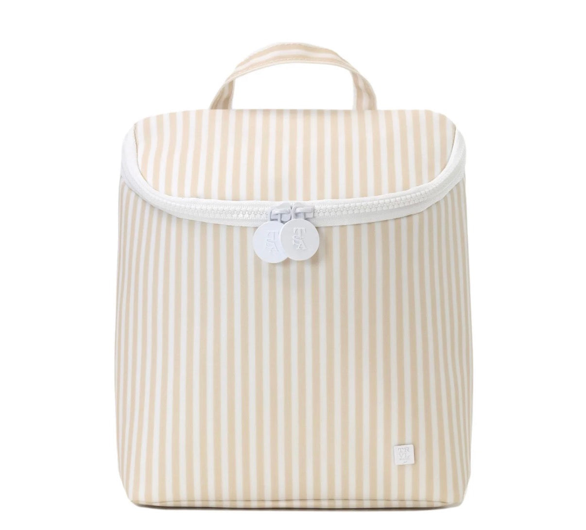 Take Away Bottle Bag - Pimlico Stripe Sand