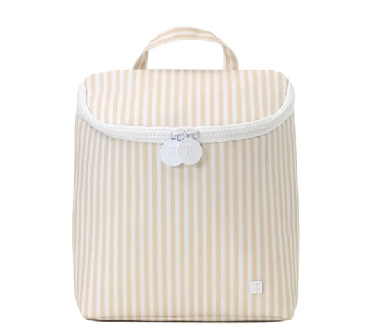 Take Away Bottle Bag - Pimlico Stripe Sand