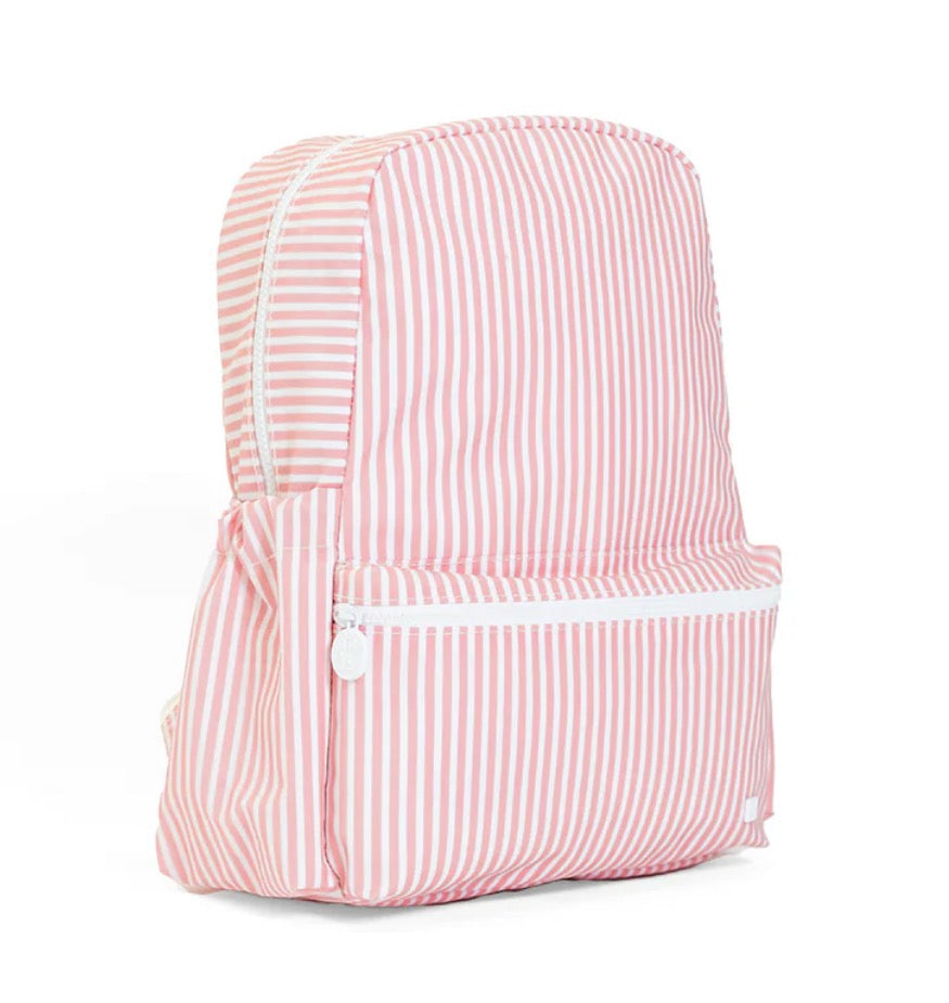 Pimlico Stripe TRVL Backpack - Dusty Rose