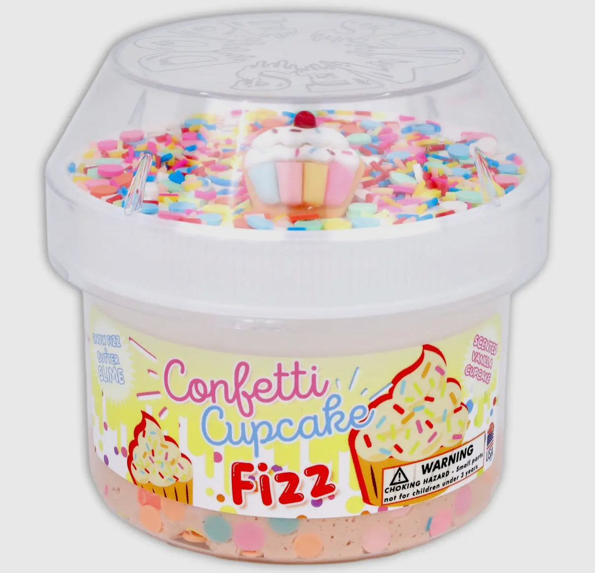 Confetti Cupcake Fizz -Dope Slime