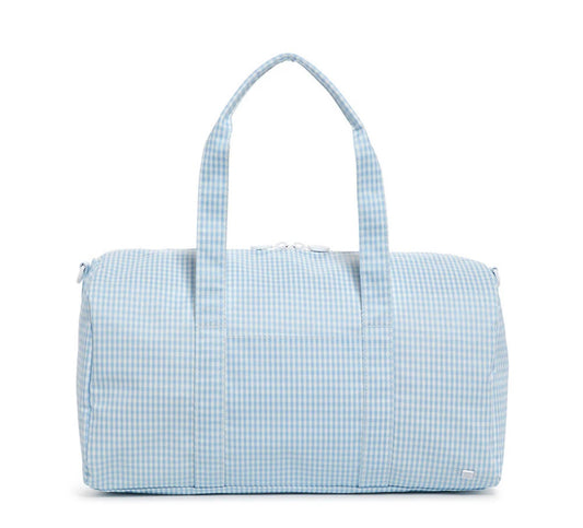 Gingham Mist Weekender Duffle -TRVL Design