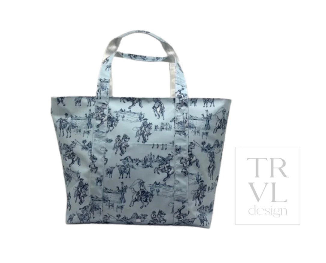 JUMBO TRVL Tote - COWBOY TOILE