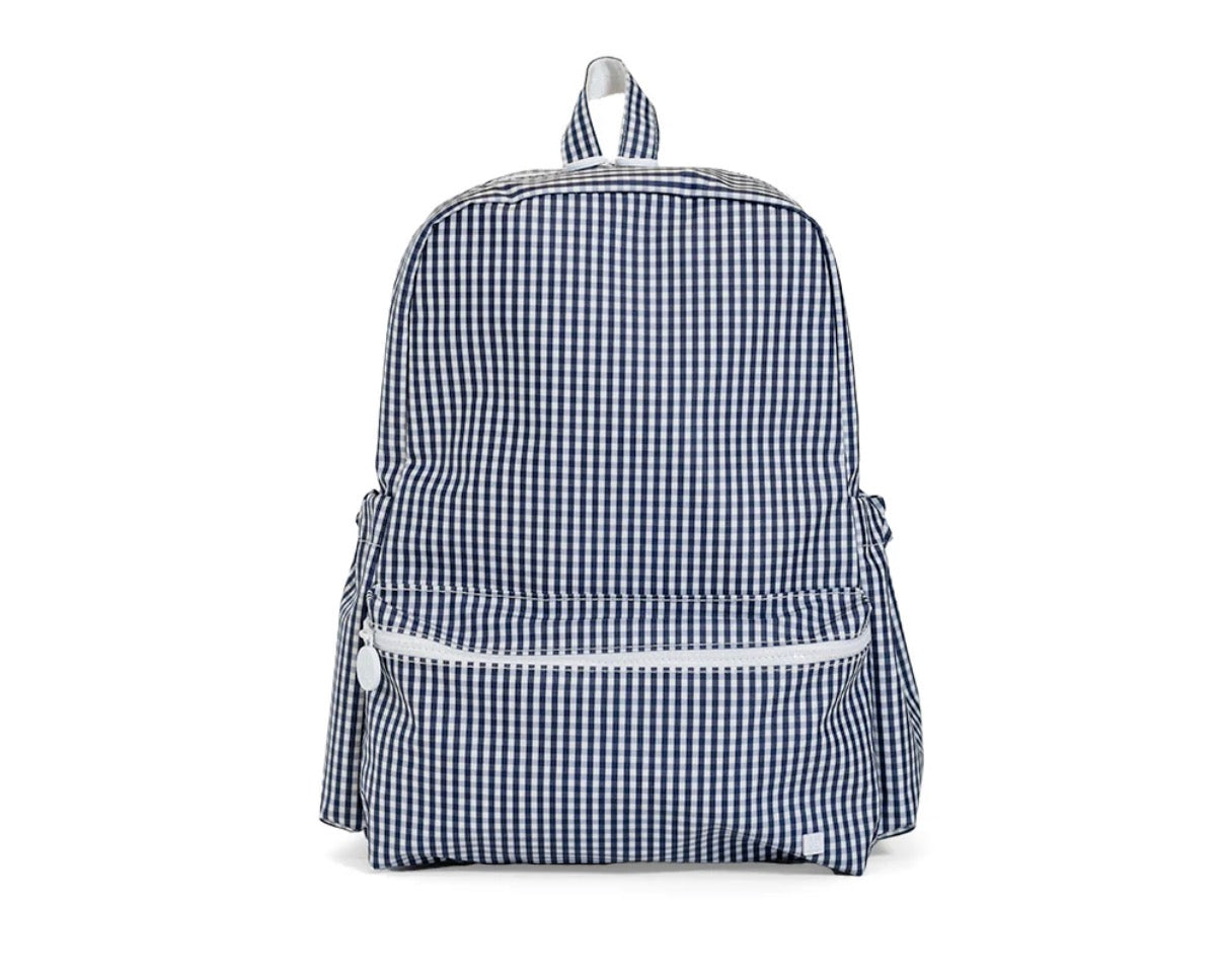 Backpack TRVL - Gingham Navy