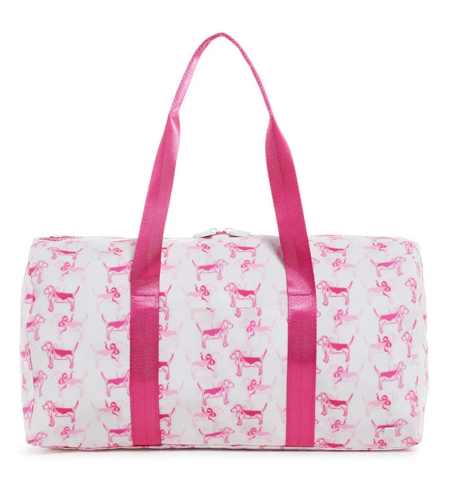 Puppy Love Pink Weekender Duffle -TRVL Design