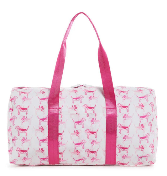 Puppy Love Pink Weekender Duffle -TRVL Design