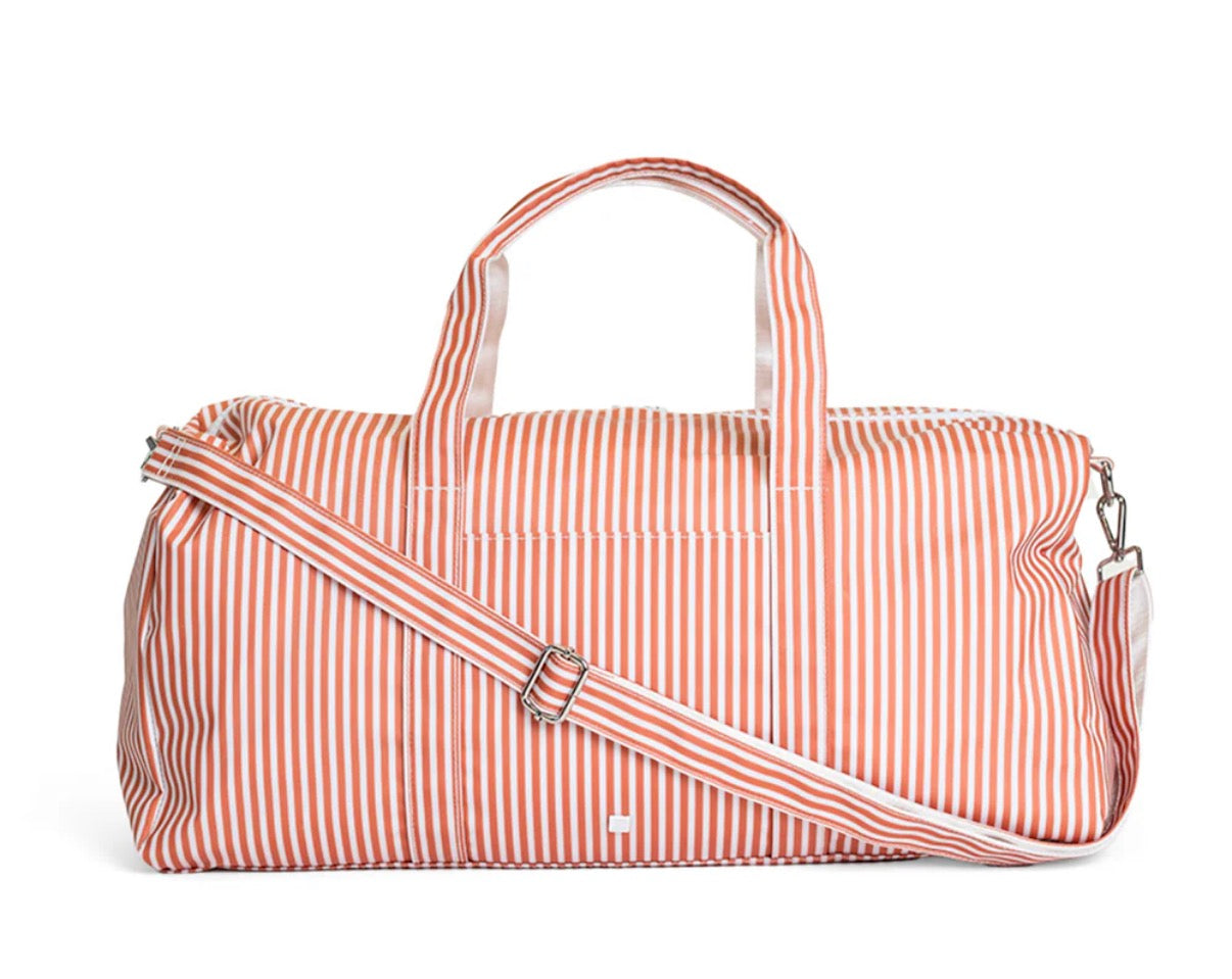 TRVL XL Weekender Duffle -Pimlico Stripe Rust