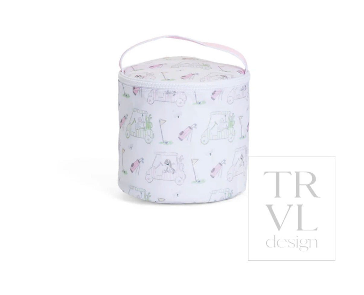 TRVL Snack Tote PUTT PUTT PINK