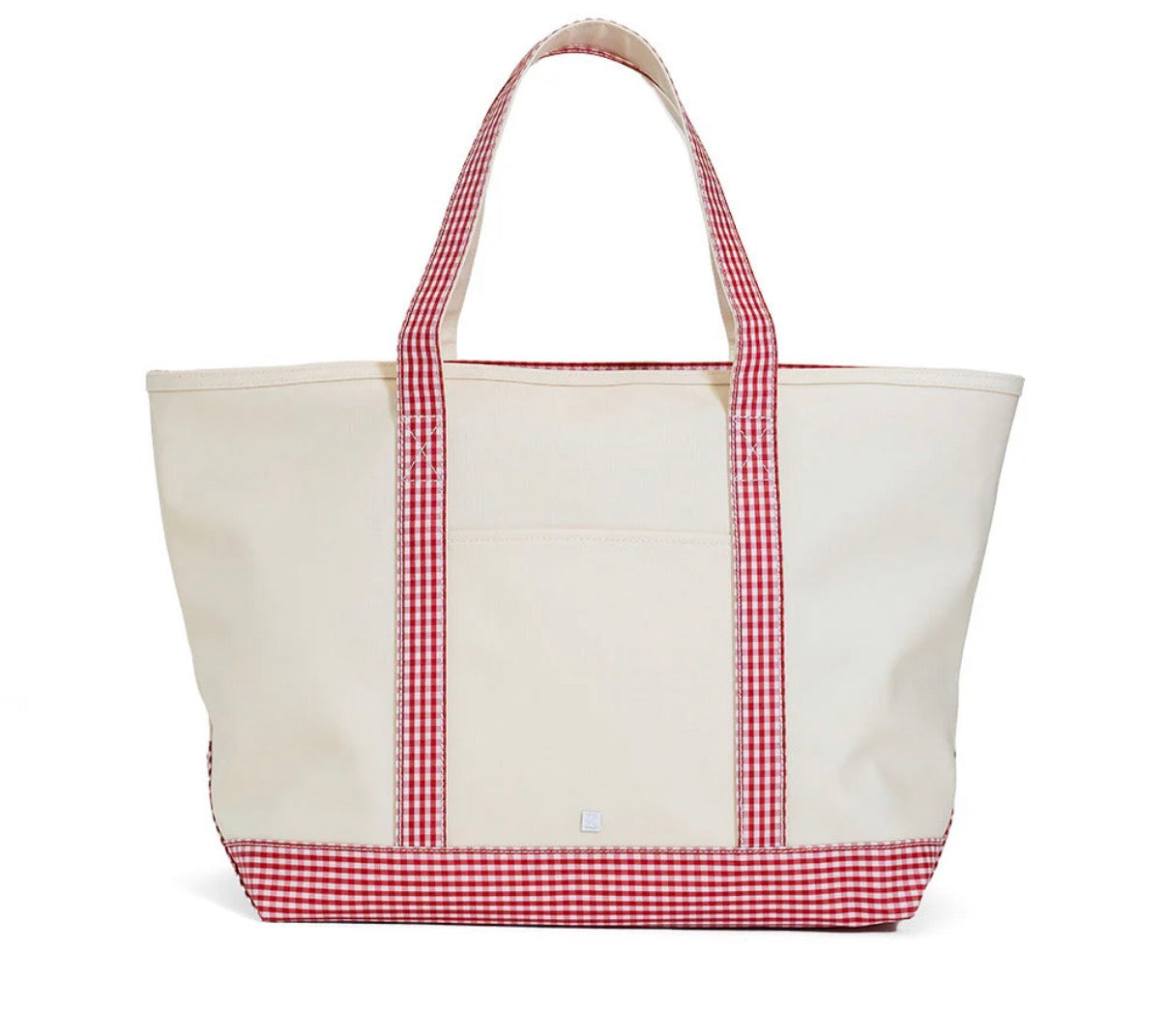 Trvl Maxi Tote - Red Gingham