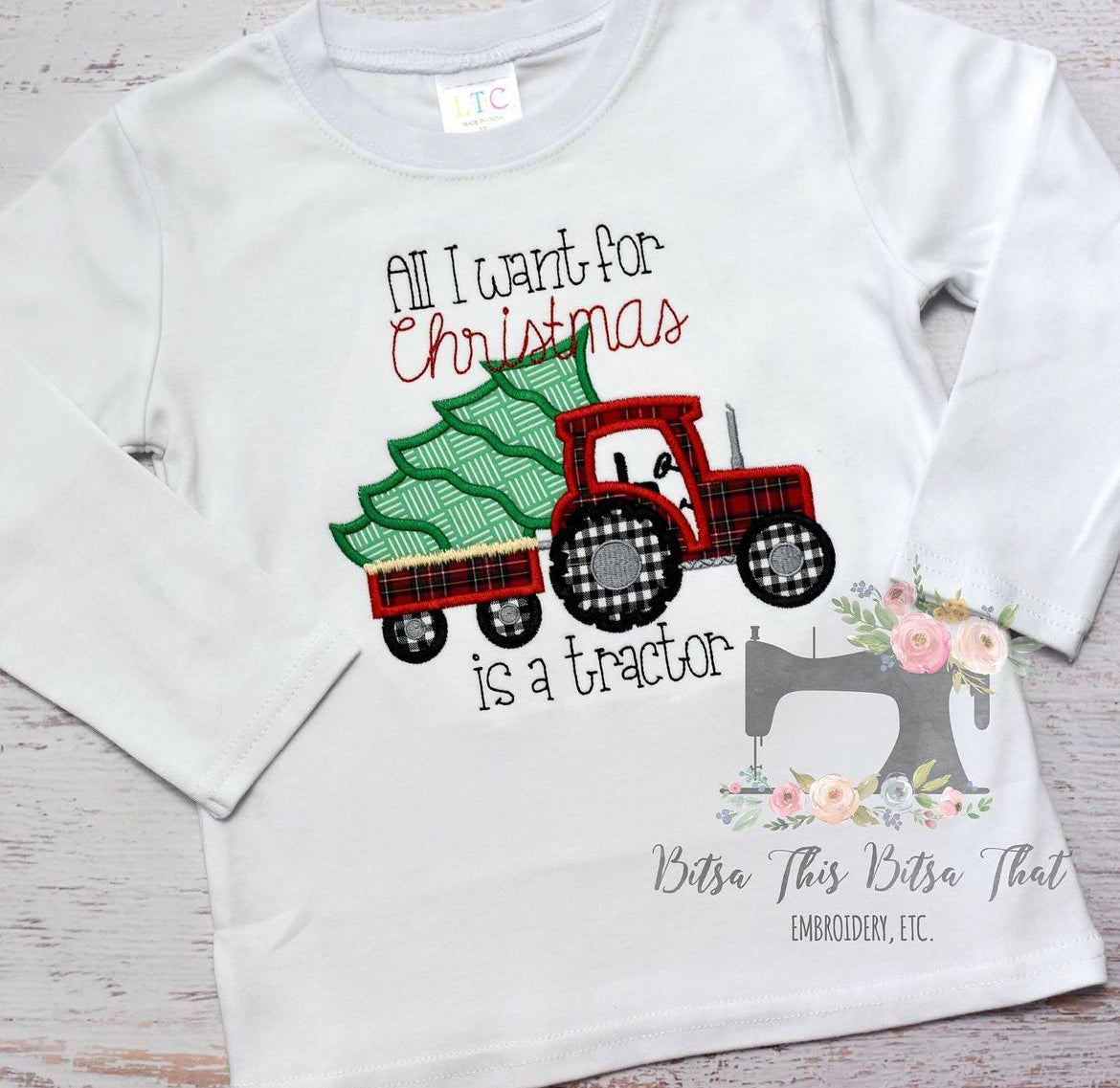 Christmas Tractor Tee