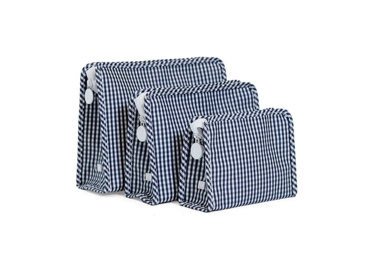 Navy Gingham TRVL Roadie