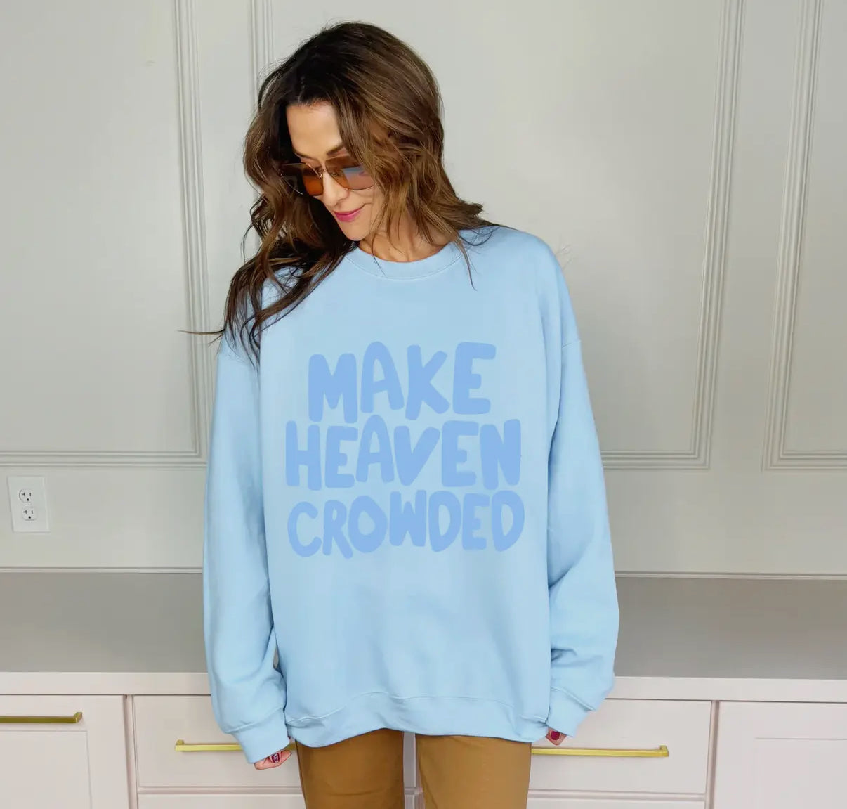 Make Heaven Crowded Puff Sweatshirt