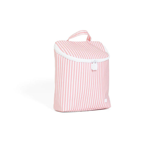 Take Away Bottle Bag - Dusty Rose Pimlico Stripe