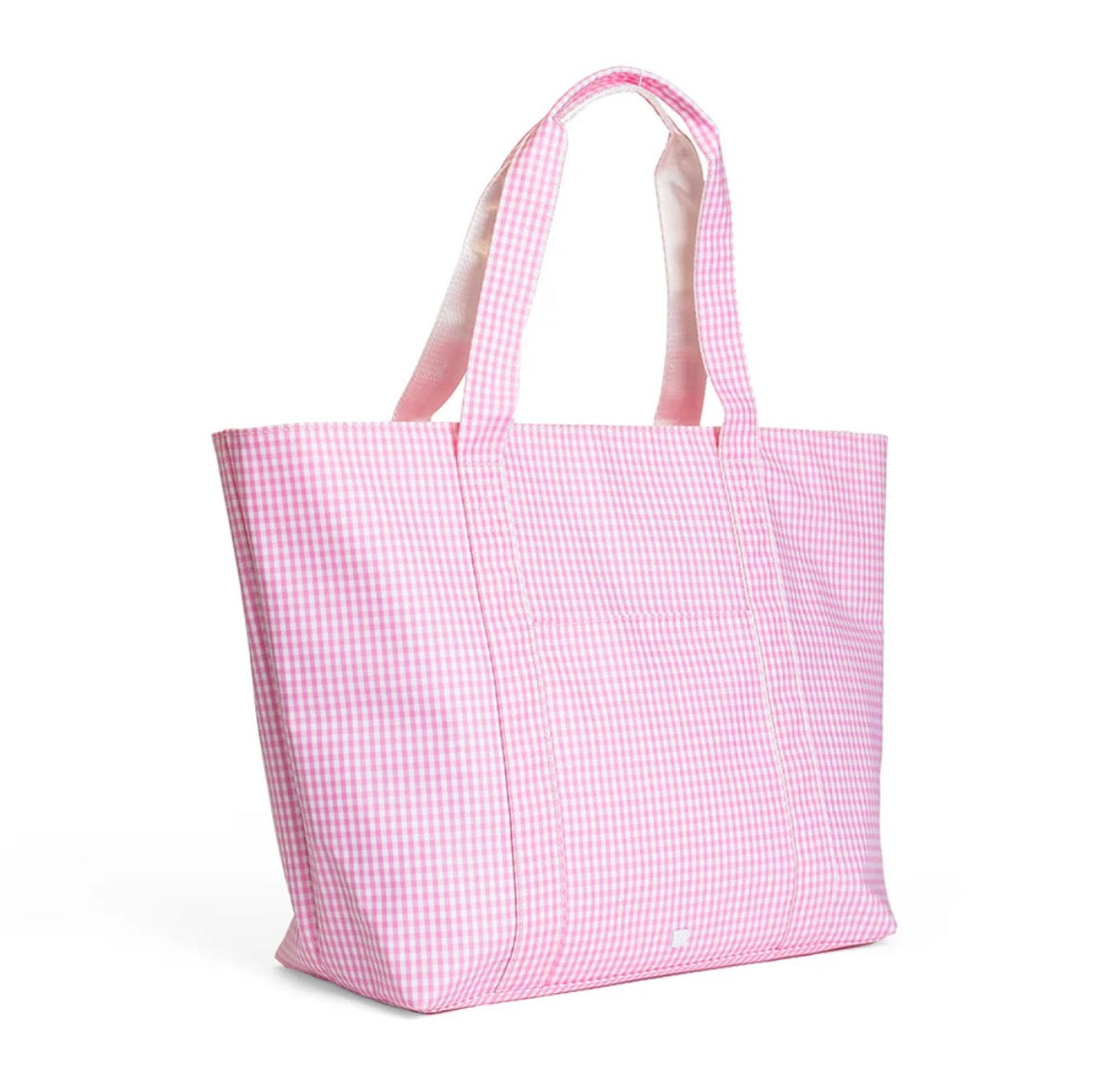 JUMBO TRVL Tote - Pink Gingham