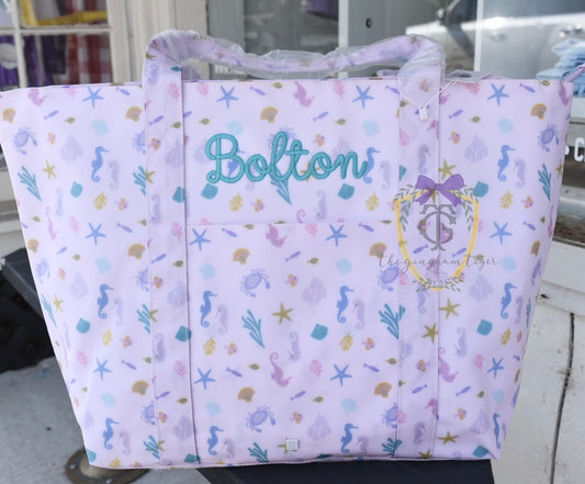 JUMBO TRVL Tote - Seaside
