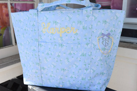 Jumbo XL TRVL tote KIKI FLORAL