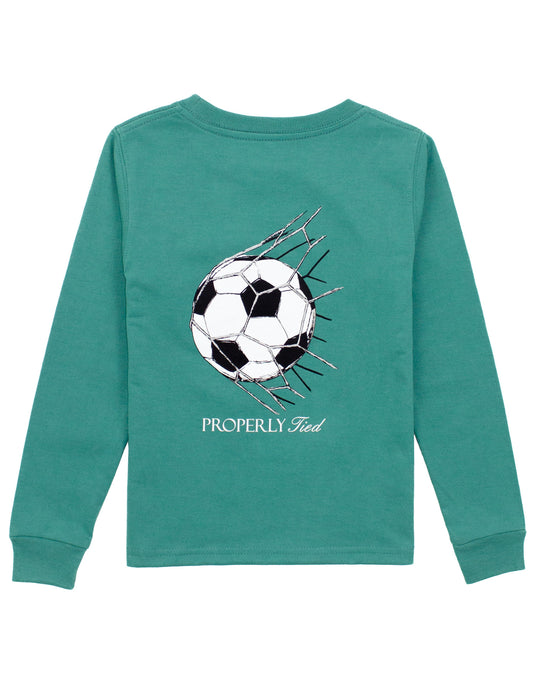 Properly Tied Boys Goal Long Sleeves Tee