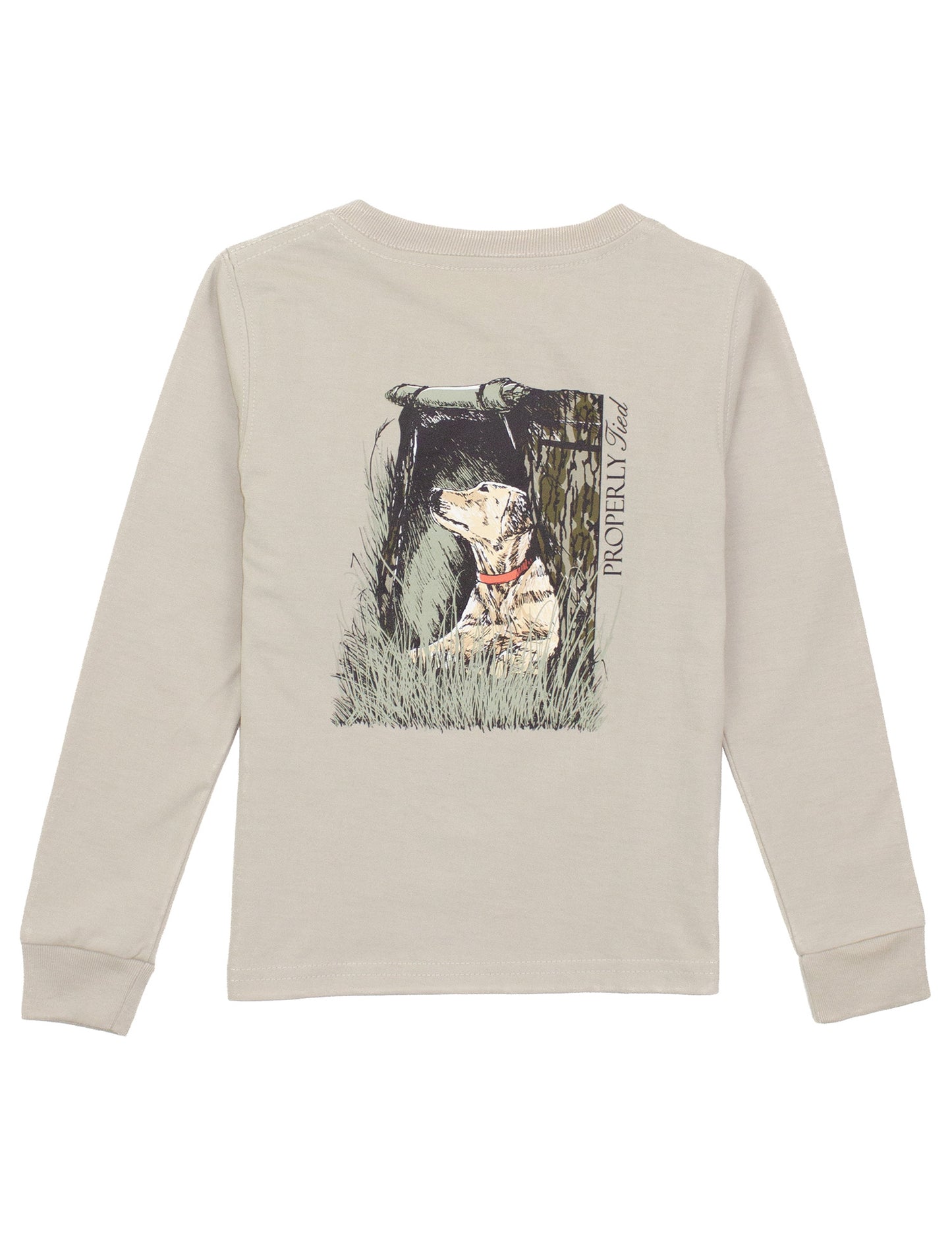 Boys Mossy Oak Lab Tee - Long Sleeves