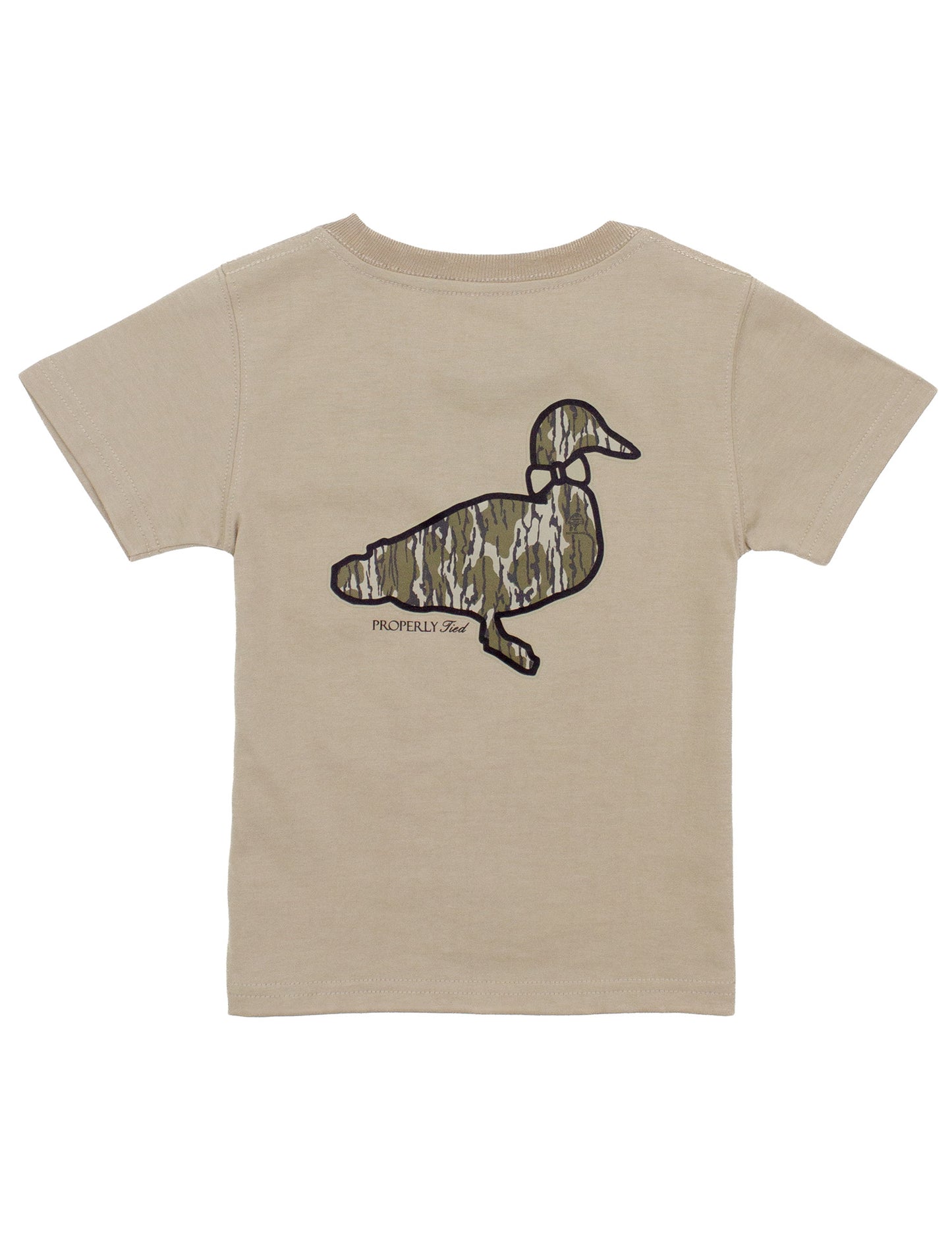 Boys Mossy Oak Duck Logo Tee - Short Sleeves