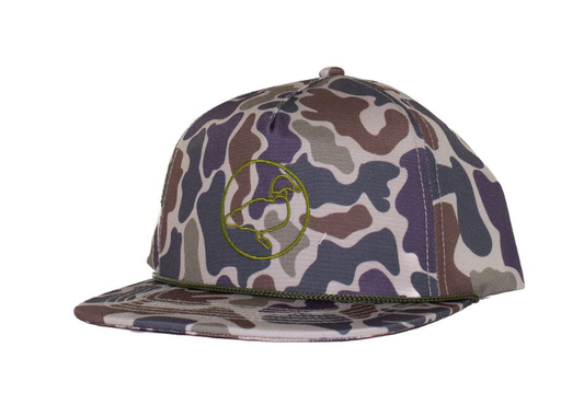 Properly Tied Boys Rope Hat Vintage Camo