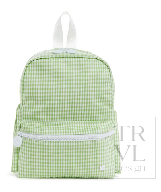 Trvl Mini Backpacker - Leaf Gingham