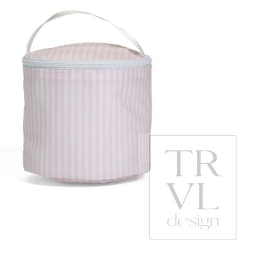 TRVL Snack Tote Pimlico Stripe Pink