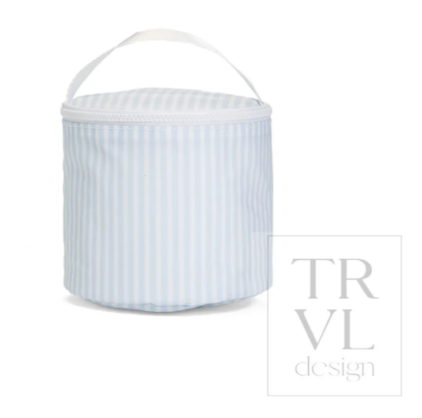 TRVL Snack Tote Pimlico Stripe Blue